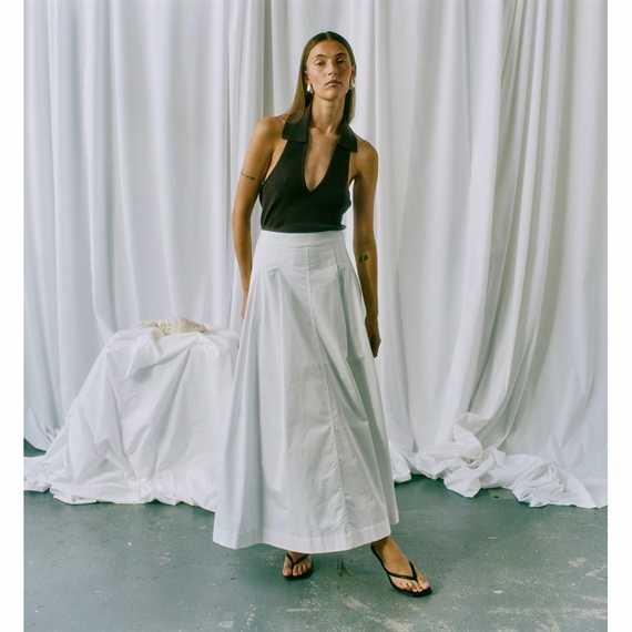 Copenhagen Muse CMMELANIE Nederdel, Bright White